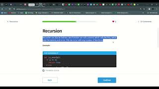 90 Recursion | Python Developer | Sololearn