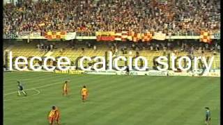 I gol di Francioso e Palmieri e la gioia di 10.000 tifosi in Cesena-LECCE 0 a 3 del giugno 1997