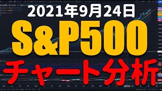 【窓は埋まったぞ】S\u0026P500 最新チャート テクニカル データ分析 2021年9月24日