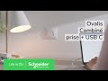 Découvrez le combiné prise + USB C Ovalis | Schneider Electric