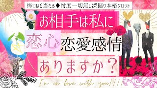 お相手は恋心ありますか？❤️私への恋愛感情【有料鑑定級🎖タロット】本格辛口鑑定、忖度一切無し