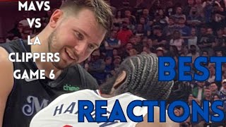 BEST REACTIONS - Luka Doncic / Kyrie Irving , Dunks, Interviews after GAME 6 Mav