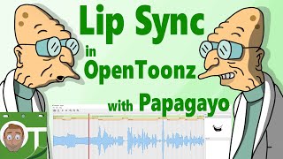 Lip sync in OpenToonz, with Papagayo