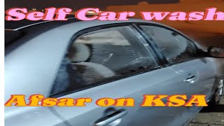 Self Car wash in Saudi Arabia! 5 riyal car wash