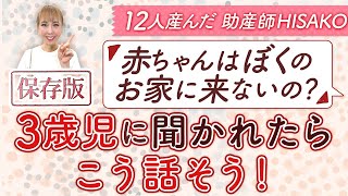 『赤ちゃんはぼくのお家に来ないの？』　3歳児に聞かれたらこう話そう！〈保存版〉