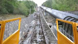 Standseilbahn 1908.01 Riddes Kraftwerk Ecône - Wasserschloss Villy Bergfahrt Teil 1