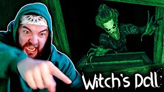 KingWoolz SCREAMS & RAGES from THIS NEW HORROR GAME!! | WITCH'S DOLL