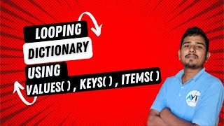 python dictionary loop in hindi | python dictionary loop using values|keys|items functions in hindi