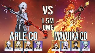 Arlecchino C0 R1 Hypercarry VS Mavuika C0 R1 Melt Spiral AByss Floor 12 Genshin Impact