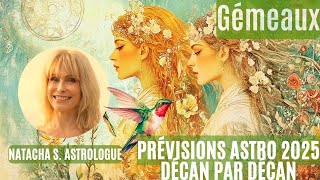 Astrologie – Prévisions 2025 Gémeaux décan par décan