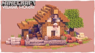 Minecraft : How to Build a STONEMASON House For a Village | Tutorial ( EASY )