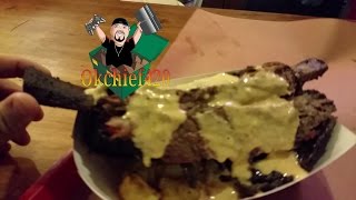 TheFoodChasers EP. 47 Cheddar Beef Rib At Stiles Switch BBQ - Okchief420