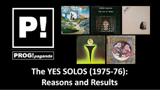 The YES SOLOS (1975-76): Reasons and Results