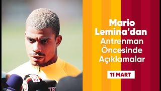 🎙 Mario Lemina'dan Antrenman Öncesinde Açıklamalar