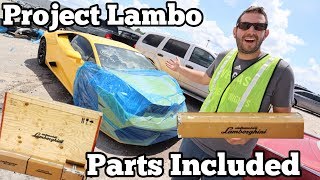 I Found a Lamborghini at the Salvage Auction that Comes with ALL The Parts to FI