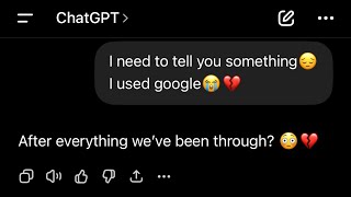 POV:When you Cheated on ChatGPT😔💔😂