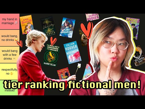 Tier ranking 23 love interests from books I read in 2023 (President Snow, aliens, faeries, & more)