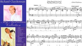 How Deep Is Your Love - Partitura de Richard Clayderman