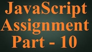 Beginner JavaScript Tutorial 10 - Assignment Operators { Hindi }