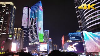 [4K]Night Walking Tour of Guanyin Bridge | Chongqing China Second Commercial District | 重庆观音桥夜景徒步之旅