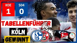 Sechster 1:0-Sieg! FC Köln bestraft Schalker Fehler \u0026 bleibt ganz oben | Mega-Stimmung!