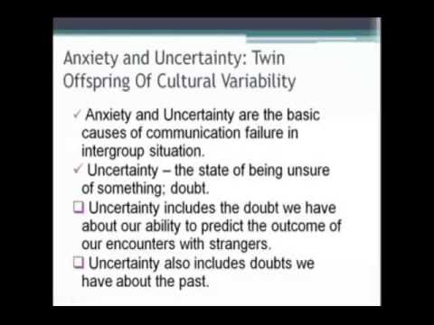 Anxiety/Uncertainty Management Theory - YouTube