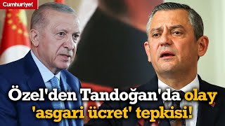 Özgür Özel'den Tandoğan'da olay 'asgari ücret' tepkisi! Erdoğan'ın o vaadini hatırlattı...