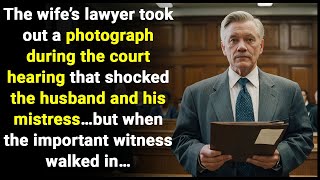 A lawyer took out a photograph that stunned husband and mistress…but when the main witness walked in