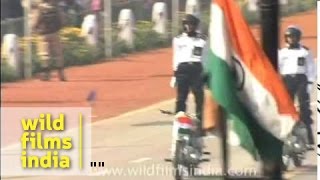 Daredevils: Extreme Motorcycle stunts by Indian Jawans on Republic Day