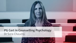 Meet Dr Sara Chaudry, Programme Director of PG Cert Counselling Psychology at City