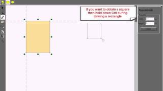 Draw a square or rectangle