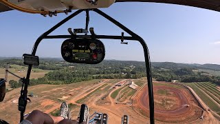 Jet encounter and Dirt Track Fly over in the Quicksilver sport 2s.