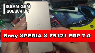 Sony XPERIA X F5121 remove FRP Android 7 Nougat WITH z3x box