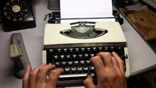 Vintage Sears Portable Manual Typewriter