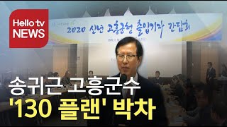 송귀근 고흥군수 '미래비전 130 플랜 목표 달성 박차'