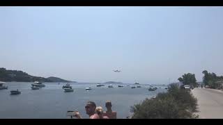 SKIATHOS DANGEROUS JET BLAST and LOW LANDINGS!