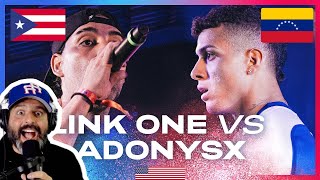 LINK ONE vs ADONYSX - REACCIÓN HONESTA Red Bull  Miami EE.UU 2023