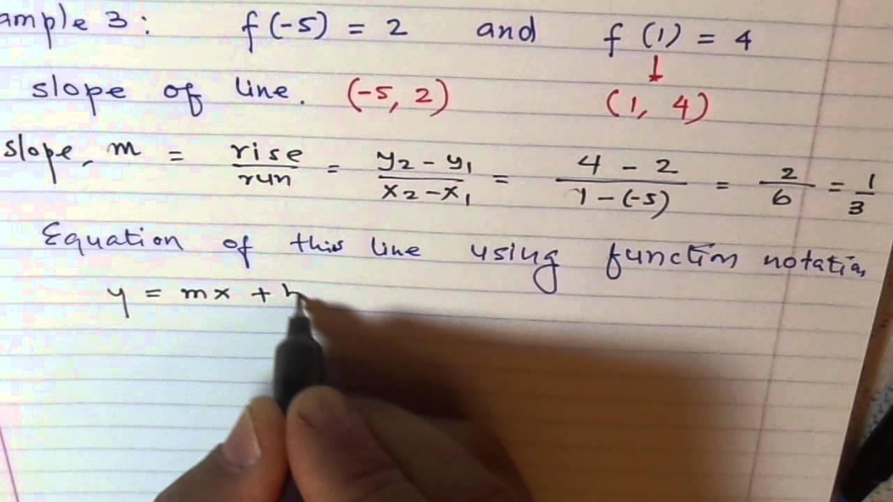 Function Notation Ordered Pairs - YouTube