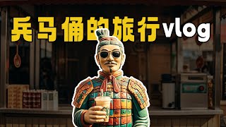 贴脸开大！AIGC短片《兵马俑的旅游Vlog》，没想到你是这样的兵马俑！