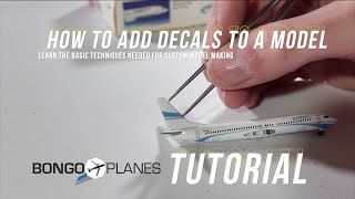 Custom model making. How to add decals! | Tutorial