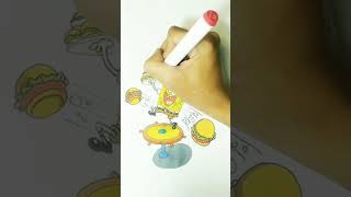 #shorts | how to draw spongebob