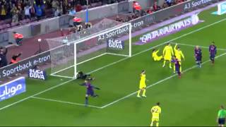 FC Barcelona vs Villarreal [3-1][Copa del Rey - 1/2 ida][11-02-2015] All Goals