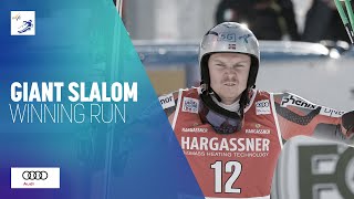 Henrik Kristoffersen (NOR) | Winner | Men's Giant Slalom | Alta Badia | FIS Alpine