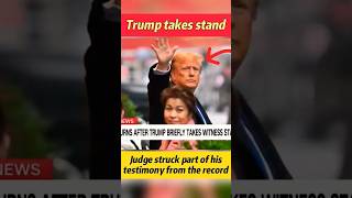 Donald Trump takes the stand in E. Jean Carroll defamation trial 😱 #shorts #shortsvideo #trump