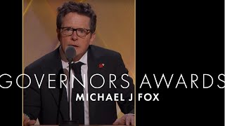 Michael J. Fox Receives the Jean Hersholt Humanitarian Award | 13th Governors Awards