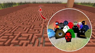 Angry Munci Family Caught Me in the Maze in Garry's Mod?