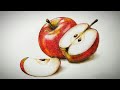 How to draw realistic apple | How to draw Freehand drawing