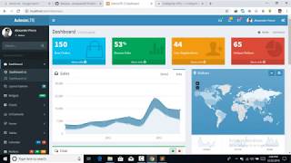 Setup Admin LTE in codeigniter