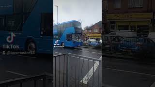 a brand new bus on test for route 64