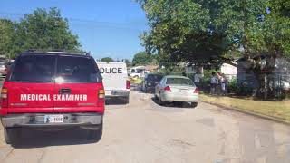Body found in Oklahoma City apartment complex courtyard (2012-07-16)